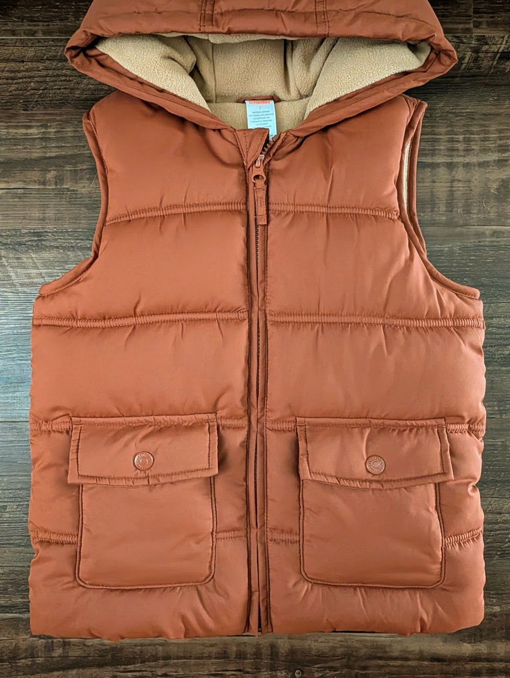 Gymboree Brown Hooded Vest